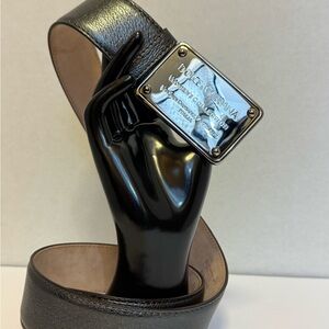 Dolce & Gabbana Black Woman’s Leather Belt Size 80CM  32”